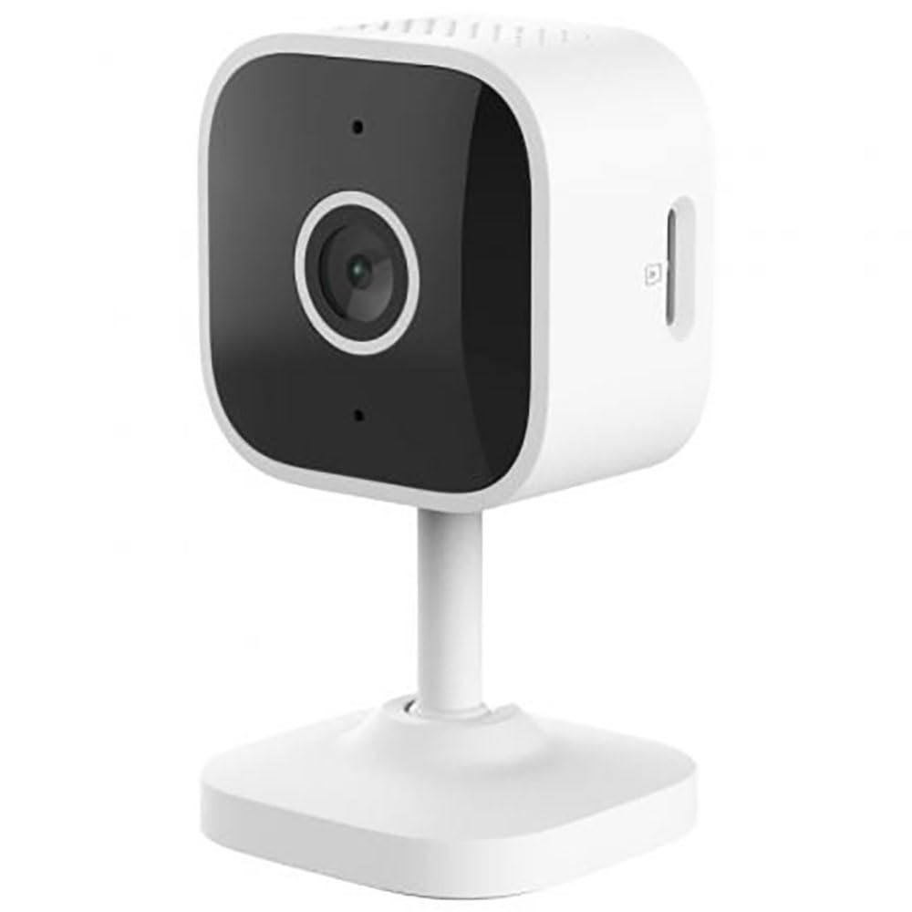 Trust IPCAM-2900 Wewnętrzna kamera nadzorująca WiFi z wbudowanym noktowizorem, syreną i mikrofonem, wykrywanie człowieka, kamera WiFi z aplikacją, podłączony dom, biała