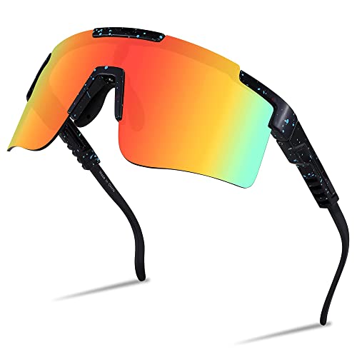 DAISAN Elite Blau Verspiegelte Sportbrille Sonnenbrille Online