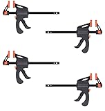 【Funciones del conjunto invertido】 - Las mordazas fáciles de invertir convierten la abrazadera en una abrazadera de extensión o una herramienta de estiramiento, hacen que las piezas sean más fáciles y eficientes '' Adecuado para carpintería y una variedad de pequeños proyectos de manualidades