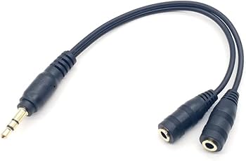 Amazon | 3.5mm イヤホン分岐ケーブル イヤホンジャック 通話可能 3.5