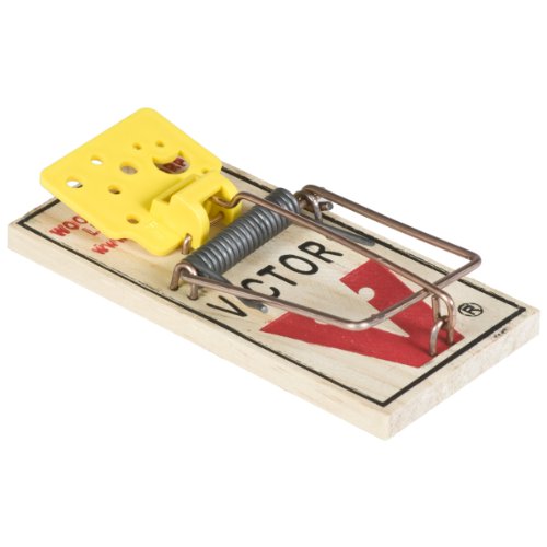 Image of Victor Easy Set Mouse Trap 4 Pack M033 - Wooden Easy Set Mouse Trap - Prebaited