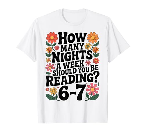 Funny Reading 6 7 Six Seven Meme English Teacher Book Lover T-Shirt