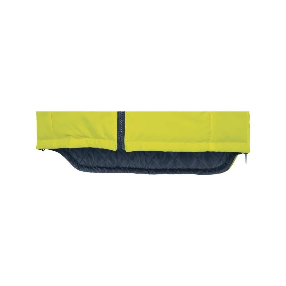 Delta Plus ind. haute visibilité – GILET AV réversible Oxford Taille – M Jaune fluo/bleu marine