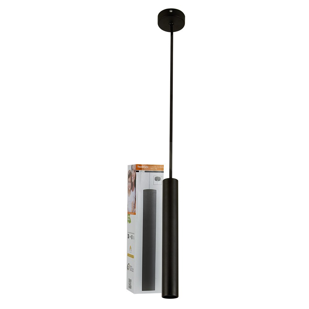 Tecnolite CTLLED-152/30/N LED Pendant Lamp, black cylindrical design