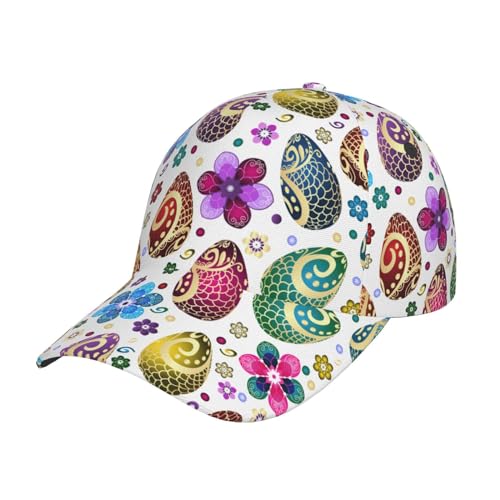 Czapka z daszkiem Happy Easter Bunny Moda Oddychająca czapka z daszkiem do biegania Golf Męska czapka z daszkiem