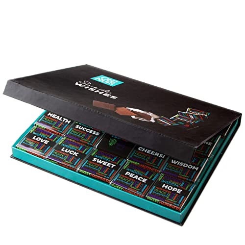 Oh! Nuts Chocolate Wishes Gift Set - 20Pcs | Gourmet Belgium Chocolates Blessings Assorted Flavors Holiday Gift For Birthday, Anniversary, Corporate Gift, Men & Women #TOP2