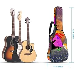 Housse de transport étanche pour guitare avec bandoulière réglable Motif Witch Flying, Multicolore 07, 42.9×16.9×4.7 in… - Les Beatles, Paul McCartney, John Lennon, RIngo Starr, George Harrison Housse de transport étanche pour guitare avec bandoulière réglable Motif Witch Flying, Multicolore 07, 42.9x16.9x4.7 in… – Image 5