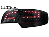  LITEC LED RÜCKLEUCHTEN kompatibel mit AUDI A3 SPORTBACK 03-08 BLACK/SMOKE