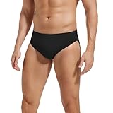 NEWCHAO Dance Brief for Men,Dance Ballet Belt Men Panties Full Seat Bulge Hiding for Gymnastics and Male Dancewear Black