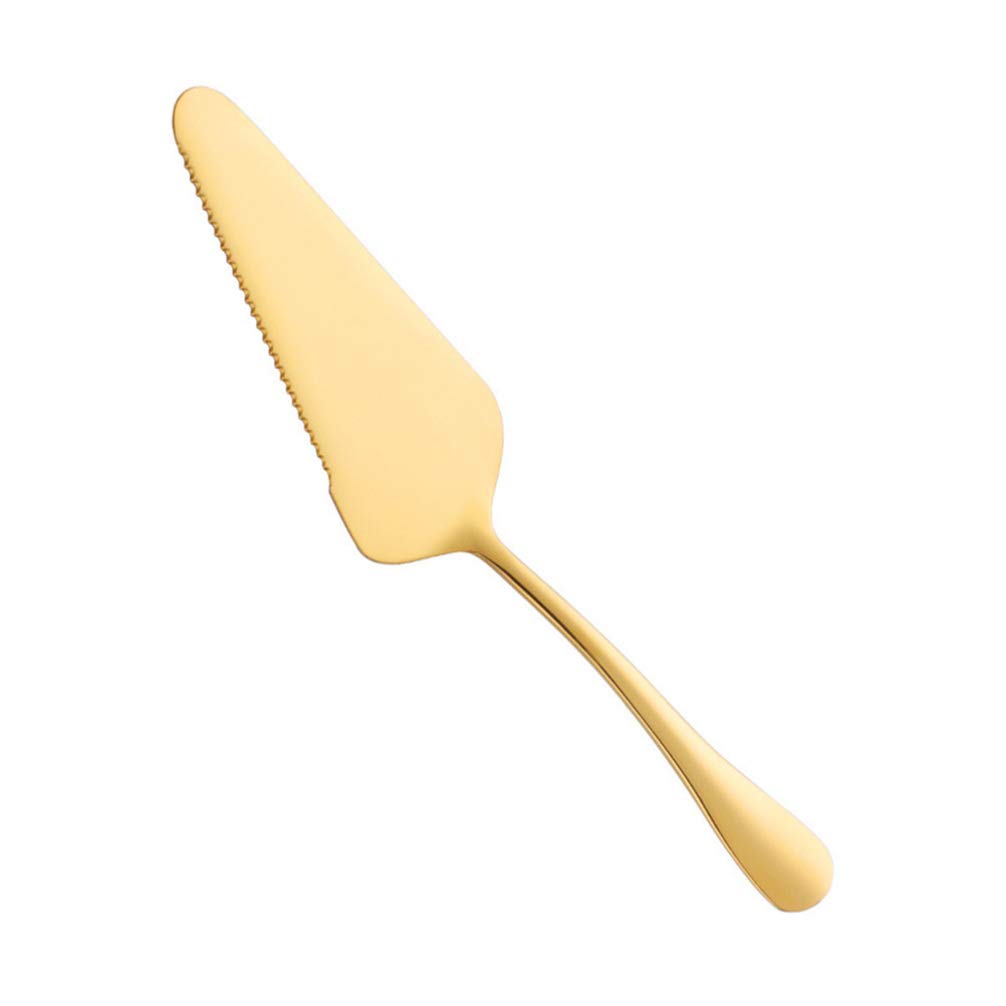 Cabilock Cake Cutter Stainless Steel Serrated Cake Server Pastry Slicer Dessert Slicer Cake Turner Spatula Cheese Server Pizza Cheese Cream Shovel Sandwhich Pie Travel Old Fashioned