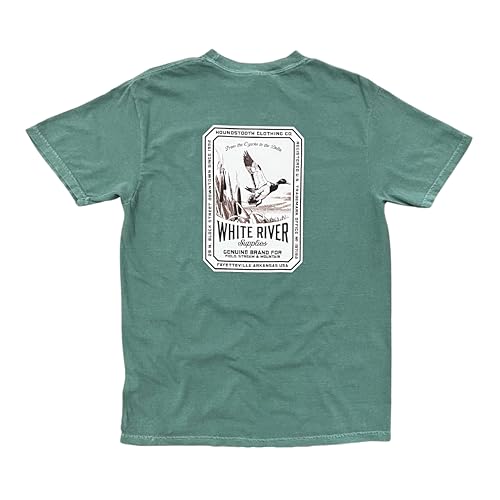 Houndstooth Clothing Company, Field Duck, Unisex Short Sleeve Tee, 100% Cotton, Men's and Women's SM-3XL