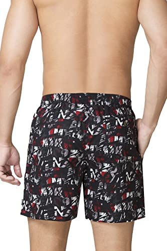 Image of Van Heusen Men Allover Print Boxer Shorts - 100% Super Combed Cotton - Pack of 2 - Functional Pockets