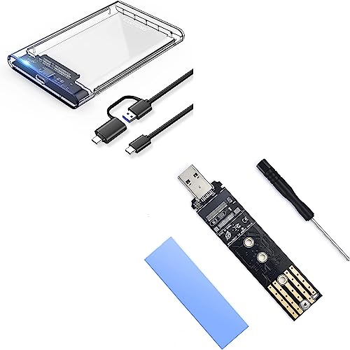 ELUTENG Adaptador M.2 a USB para disco SSD externo miniatura 1