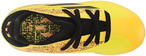 adidas X Speedflow Messi.3 Firm Ground Soccer Shoe, Solar Gold/Core Black/Bright Yellow, 10.5 US Unisex Little Kid | Image 4