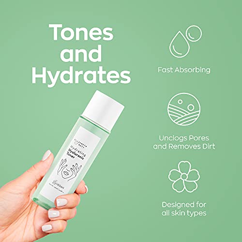 Elizabeth Mott Hyaluronic Acid Face Toner | Korean Skincare Hydrating Serum For Dry, Dull Skin | Cruelty-Free And Vegan, 5.28 Oz #TOP2