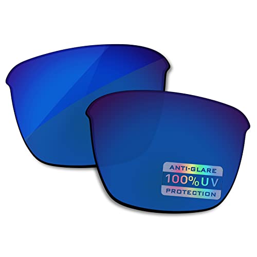 Image of Bowyer Polarized Replacement Lenses for Oakley Thinlink OO9316 Sunglasses - Sapphire Blue Mirror