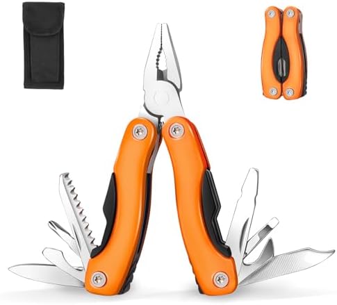 14-in-1 Multitool Pliers, Portable MINI Multitool Pliers Pocket K...