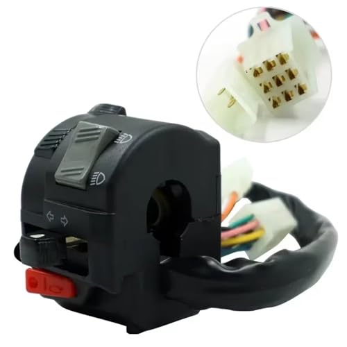 Interrupteur de moto clignotant et phare commande guidon 22mm - 2