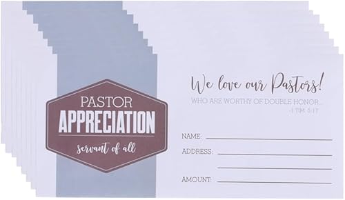 Sobres de ofrenda para la iglesia  Sobres para dinero en efectivo para diezmos y ofrendas  Sobres para ofrenda de agradecimiento a los pastores