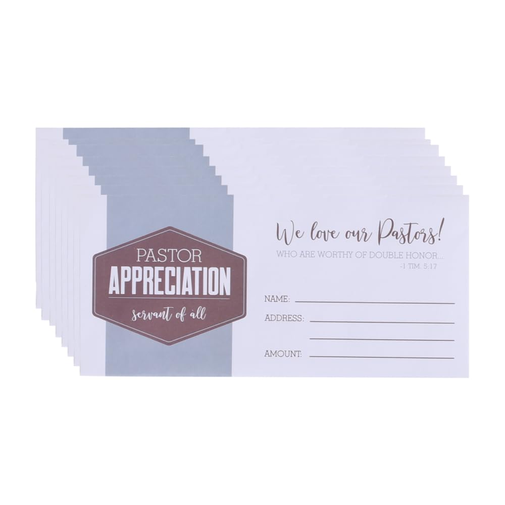 Pastor Appreciation - Sobre (apreciación de pastor, 100 unidades)