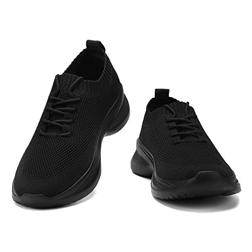 Image of Casbeam Mens Running Shoes Comfortable Lightweight Breathable Walking Shoes Lace-up Shoes Mesh Workout Casual Sports Shoes