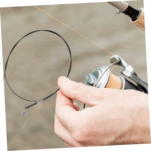 Hemoton cable acero 50 cm para pesca 10 pcs miniatura 4