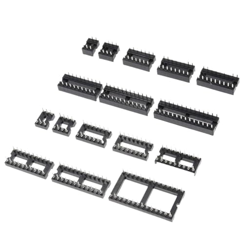 Connecteur DIP14 DIP16 broches pas 2.54mm, support circuit intégré plat