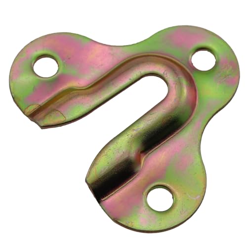 Image of 10PCS Butterfly Hanging Piece Iron Colour Zinc Keyhole Hanger 50x43x4.5mm Mirror Rack Hanger Cup Key Sleeve Hanger Wooden Board Wall Mount Single Keyhole Hanger with Screws