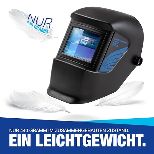 Foto von NTG Automatik Schweißhelm | Professioneller Schutz und Komfort beim Schweißen | Schweißmaske mit automatischer Verdunkelung und höchster Sichtqualität