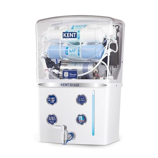 KENT Grand RO+UF Water Purifier | Patented Mineral RO Technology | RO + UF + UV in Tank |20 LPH Output | 8 L Storage| 4 Years Free Service