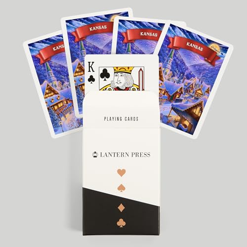 Naipes Poker Lantern Press Kansas Invierno miniatura 6