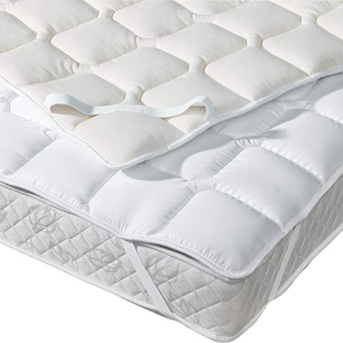 Garanta Matratzenauflage Merino-Schurwolle Größe 100x200 cm Cover