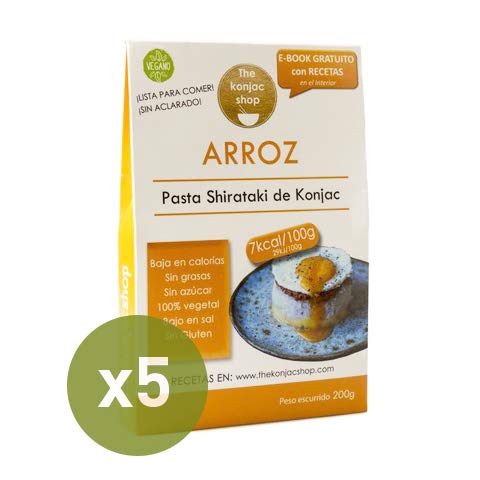 The Konjac Shop - Arroz Shirataki, 5 unidades Cover