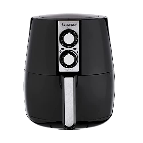 Innoteck 4L Air Fryer - Multifunctional Cooking Equipment - Over Heat Protection - Non Slip Feet - Add Stylish Addition to Your Kitchen - Dishwasher Safe - Modern Piano Black