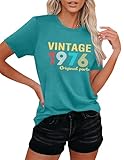 hohololo Camisetas de cumpleaños número 50 para mujer, L
