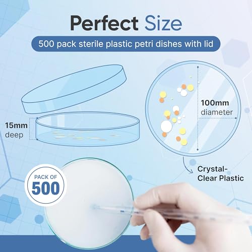 Image of Celltreat 229694 Petri Dish, Slideable, Sterile, 100mm x 15mm (500)