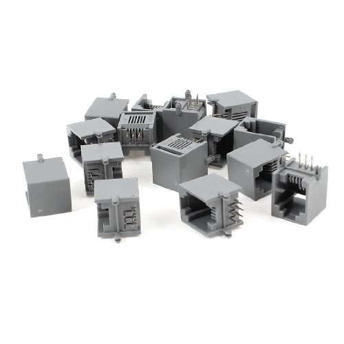 Câbles RJ12 6P6C et connecteurs de réseau modulaires pour circuits imprimés 15 pièces
