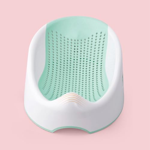 Image of Baby Bath Support, Slipless Shower Net, Lying Bathing Mat, Universally Compatible, Secure and Stable, Compact and Portable (Green)