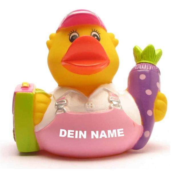 Bath Duck - Personalised (First School Girl Duck)