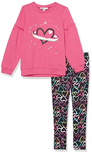 Image of Kids Headquarters Girls 2-Piece Tunic & Legging Set, Everyday Casual Wear, Ultra-Soft & Comfortable Fit