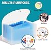 H4D Coupon Receipt Holder, 13 Pocket Accordion File Organizer, 7x4.5 Inches, Blue