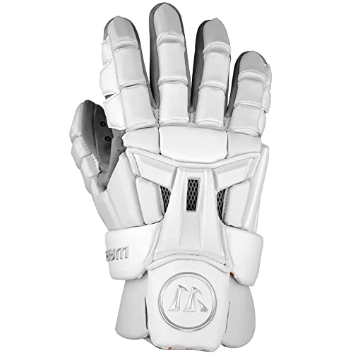 Warrior Burn Xp Lacrosse Gloves (White, Medium) #TOP5