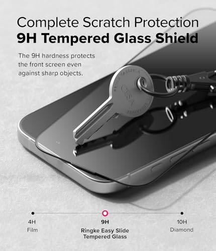 Image of Ringke for iPhone 16 /15 Screen Protector [Easy Slide, 2 Pack]