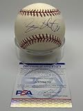 Brian Hunter Astros Tigers Signed Autograph Official OMLB Baseball PSA DNA - Autographed Baseballs