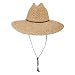 SCALA Women's Raffia Lifeguard Hat, Natural, One Size
