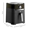 Tefal Easy Fry & Grill Classic Heißluftfritteuse, 2-in-1 Technologie (Air Fryer und Grill) XL, 4,2 Liter für 6 Portionen, 1550 Watt, energiesparend, ohne Öl, gesunde Fritteuse, schwarz, EY5018