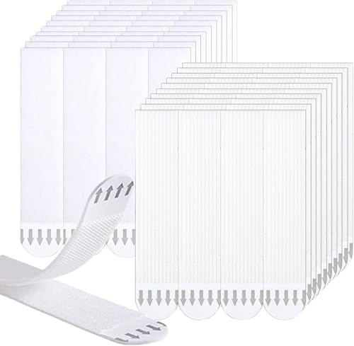 36 Pairs (72 Strips) Heavy No Nails Picture Hanging Strips Removable Mounting Adhesive Damage Free Strips For Pictures And Photos Frame Hanging(70 * 16Mm)