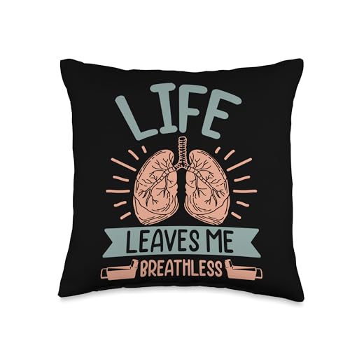 Life Leaves Me Breathless Throw Pillow