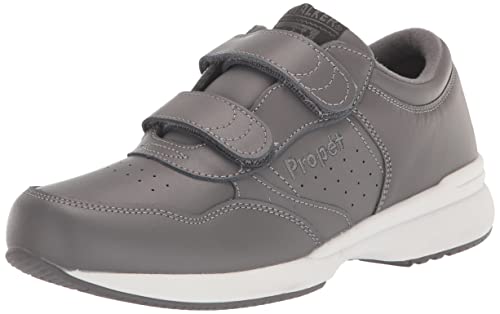 Image of Propet Mens LifeWalker Strap Slip On Walking Walking Sneakers Shoes - Off White