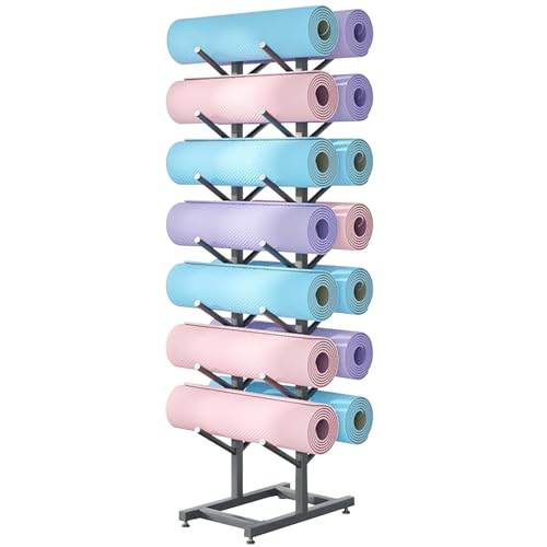 Support de tapis de yoga avec cadre en acier robuste et stable